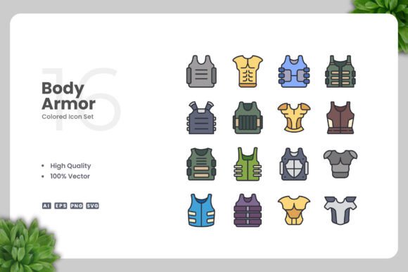 Body Armor Color Icons Review for Embroidery Projects