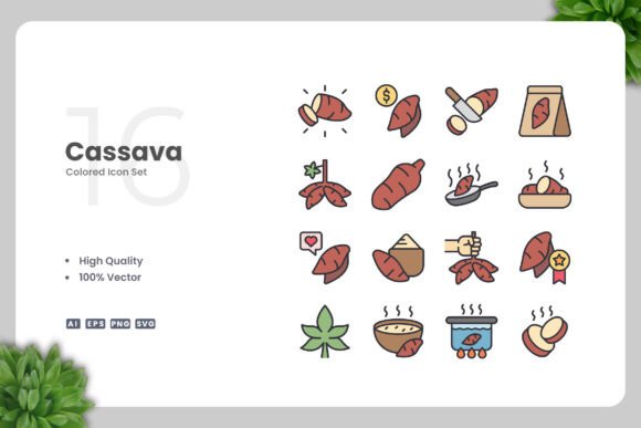 Cassava Color Icons Review
