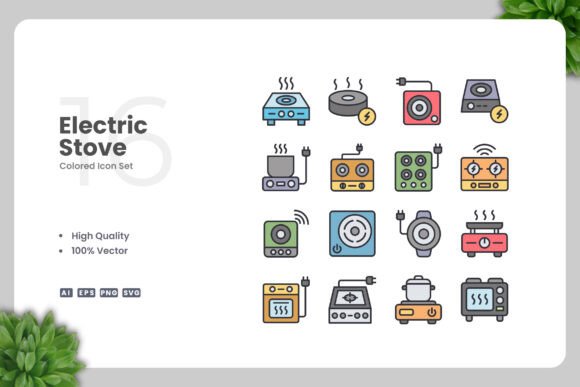 Electric Stove Color Icons Review