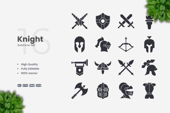 Knight Solid Icons: Premium Graphics and Icons for Modern Publishing
