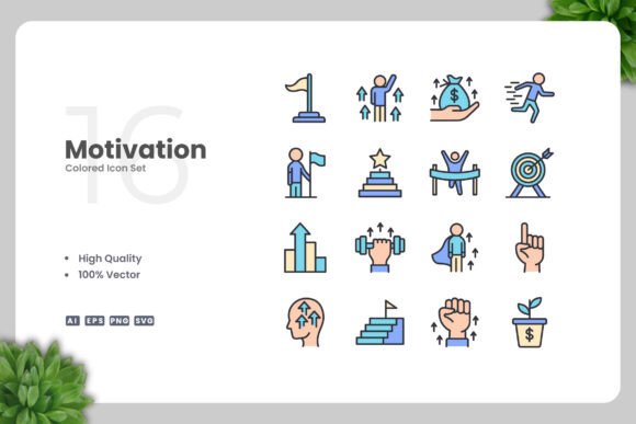 Motivation Color Icons Review