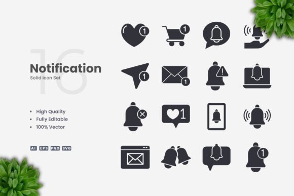 Notification Solid Icons: A Designer's Review of Essential Graphics