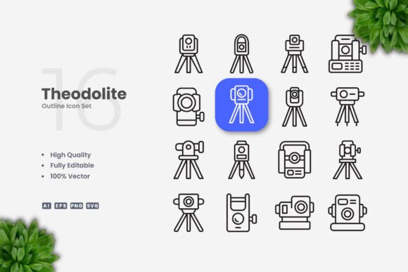 Theodolite Icons: Modern Graphics for Editorial Publishing
