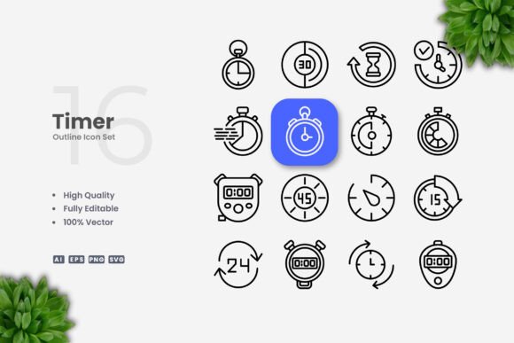 Timer Icons: A Designer's Review for Real Embroidery Work